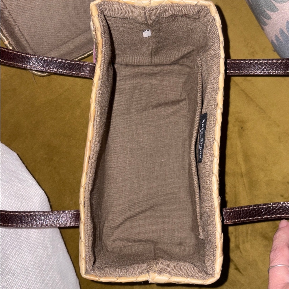 Kate Spade Rafia Hand Bag - Picture 4 of 7
